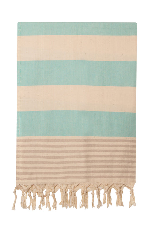 Goreme Beige y Verde Agua - individual