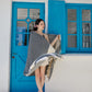 Efeso azul marino - individual