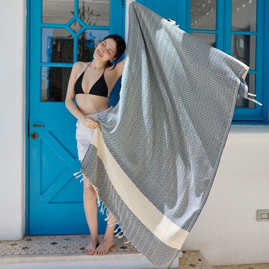 Efeso azul marino - individual