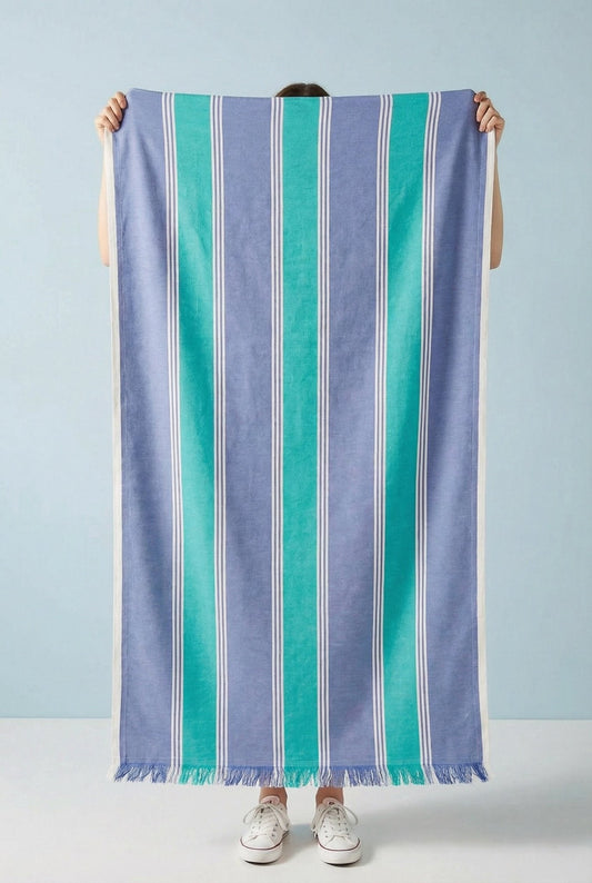 Toalla Koy Denim Blue - Sea Green